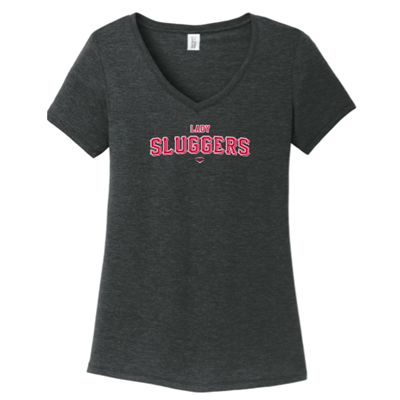 SL2119<br>LADIES TRI-BLEND V NECK TEE